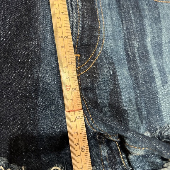 Derek Lam Denim Shorts‎ Women 24 Blue Jean Drew Cut Off Medium Wash - Picture 9 of 11